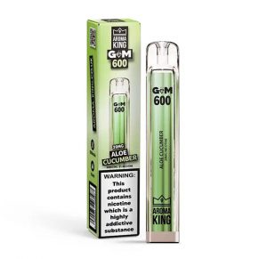 Aloe Cucumber Aroma King Gem 600 Disposable Vape Device