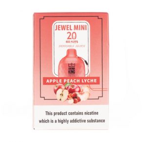 Apple Peach Lychee Aroma King Jewel Mini 600 Disposable Vape