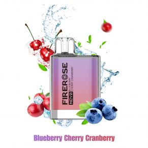 Blueberry Cherry Cranberry Elux Firerose Nova 600 Disposable Vape
