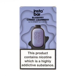 Blueberry Cherry Cranberry Insta Bar Air 600 Disposable Vape Kit
