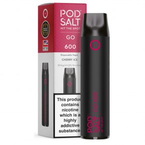 Cherry Ice Pod Salt GO 600 Disposable Vape