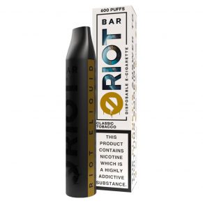 Classic Tobacco Riot Bar Disposable Vape Pen