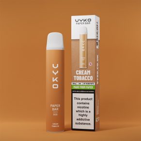 Cream Tobacco Vyko Paper Bar Disposable Vape