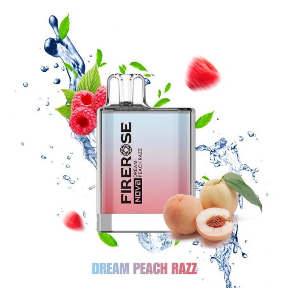 Dream Peach Fizz Elux Firerose Nova 600 Disposable Vape