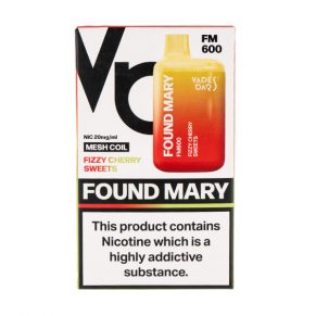 Fizzy Cherry Sweets Found Mary FM600 Disposable Vape