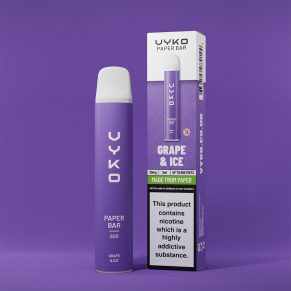 Grape & Ice Vyko Paper Bar Disposable Vape