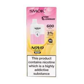 Pink Lemonade SMOK Novo Bar B600 Disposable Vape