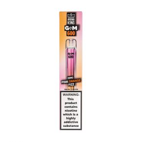 Pink Orange Fizz Aroma King Gem 600 Disposable Vape