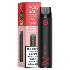 Red Apple Ice Pod Salt GO 600 Disposable Vape