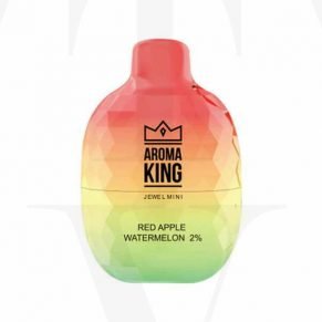 Red Apple Watermelon Aroma King Jewel Mini 600 Disposable Vape